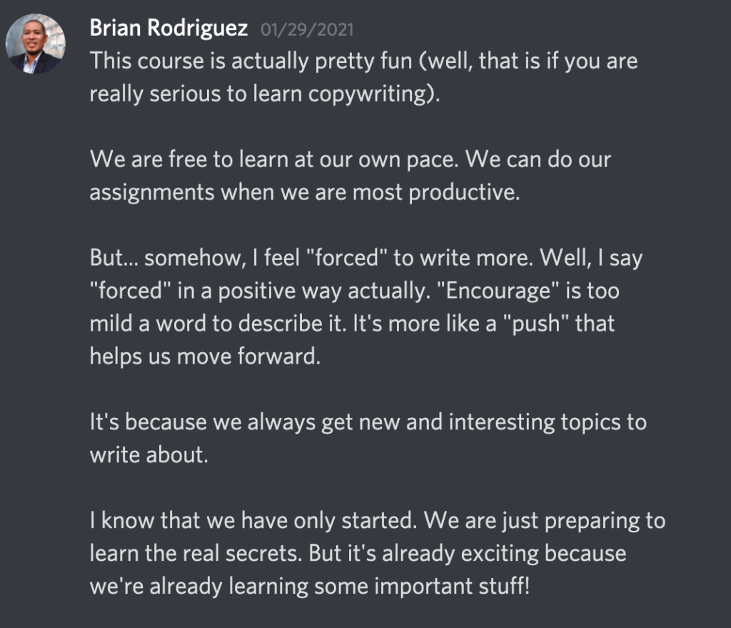 jomar hilario copywriting testimonials reviews12.50.27 PM jomar hilario review training courses
