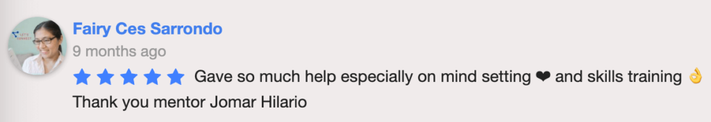 jomar hilario testimonials reviews6.25.36 PM