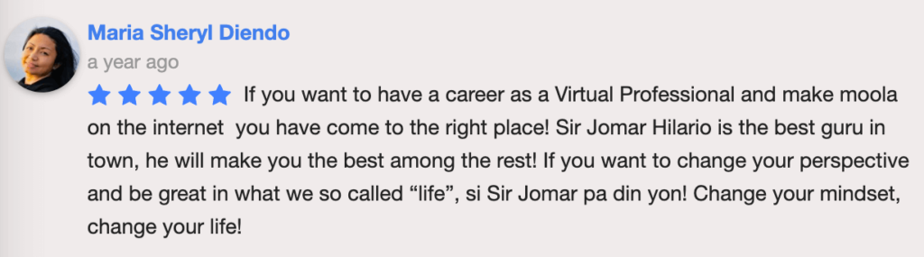 jomar hilario testimonials reviews6.25.58 PM