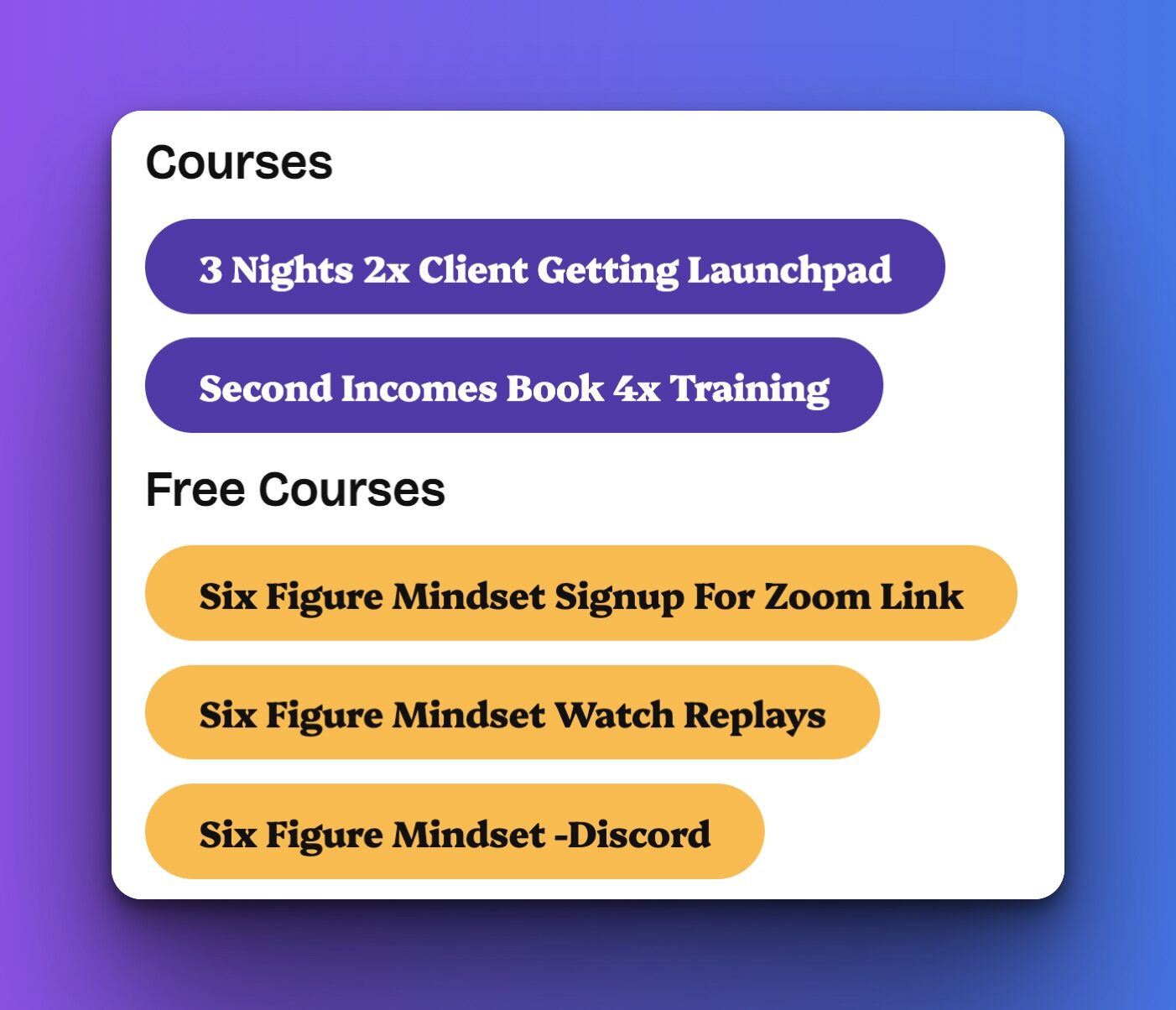 ideas that prosper courses free courses