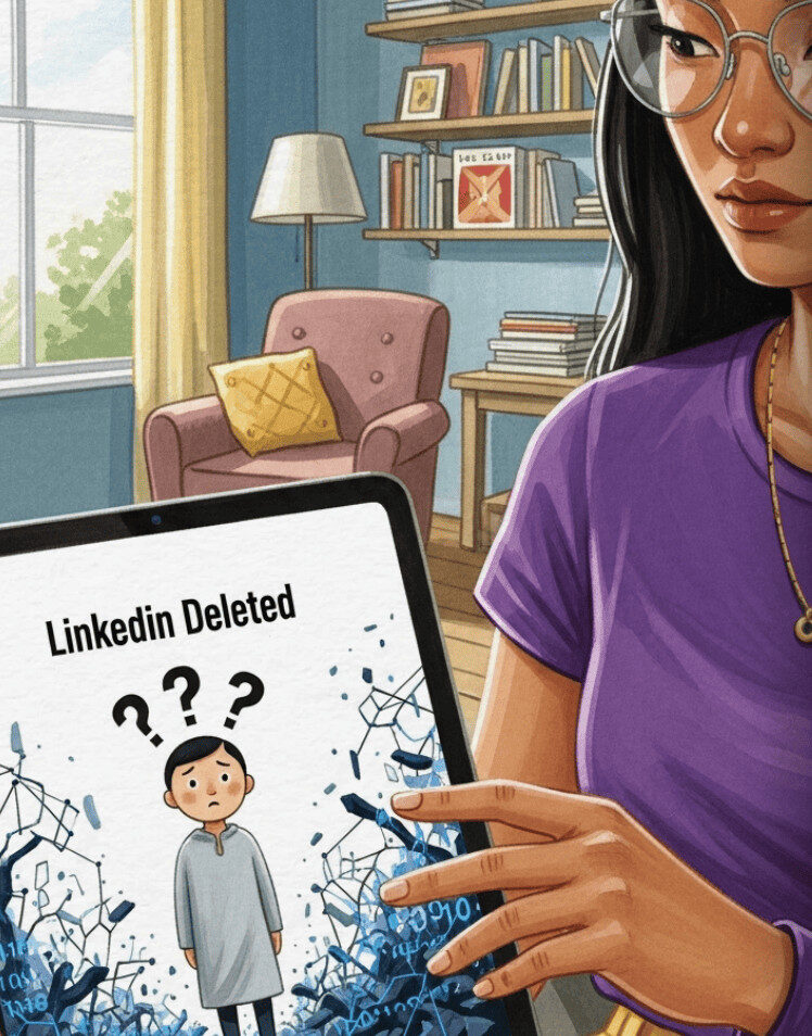 linkedin deleted