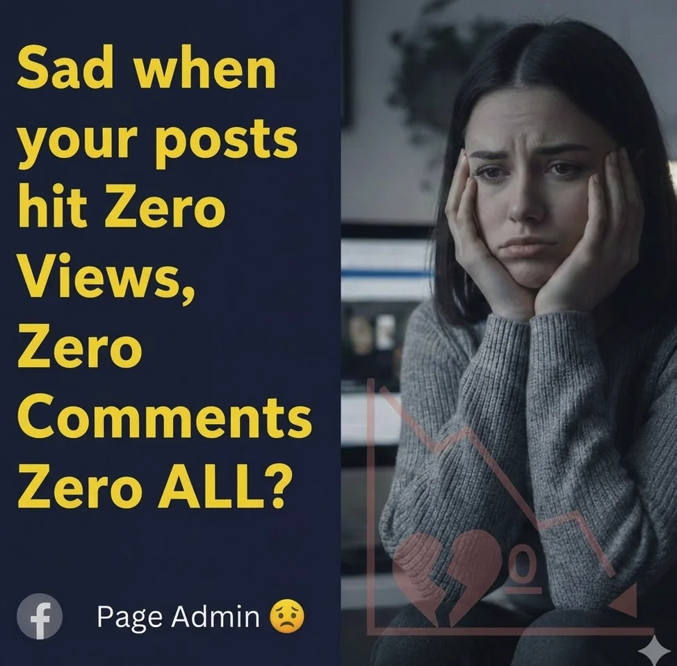 Sad when your posts hit Zero Views, Zero Comments, Zero ALL?