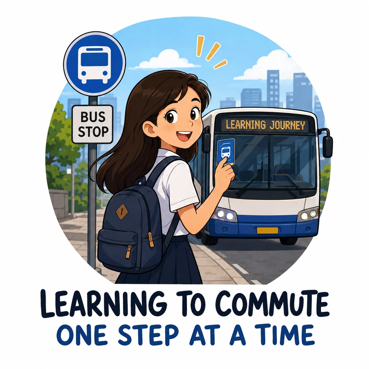 Daughter’s first commute, you?