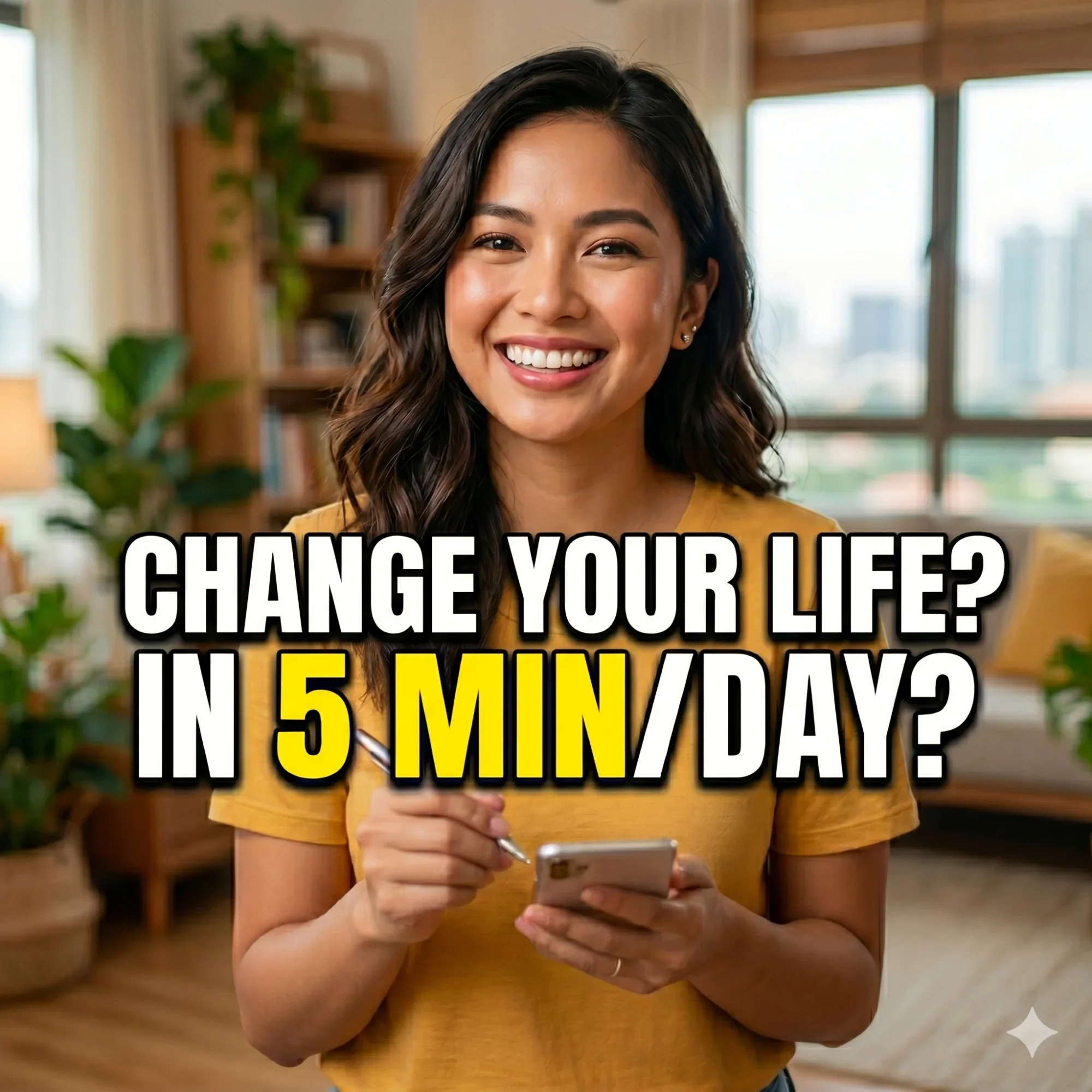 Change your life in 5 mins?
